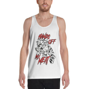Hands Off My Meat Unisex Tank Top