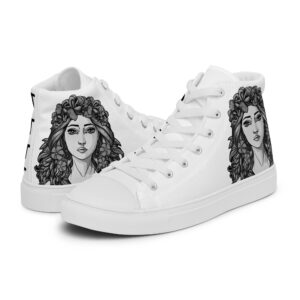 Men’s high top canvas shoes